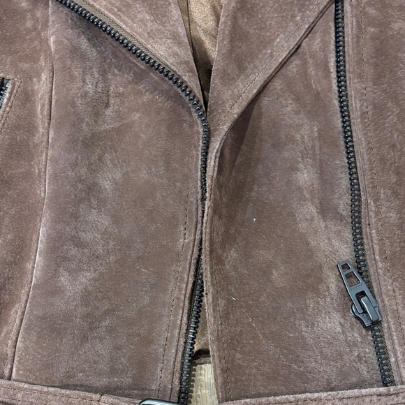 Blank NYC Brown Suede Women's Jacket - Picture 2 of 5